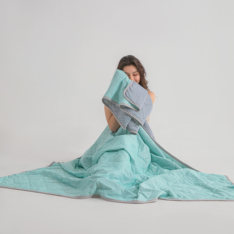 Cooling Silk Summer Quilt Lightweight