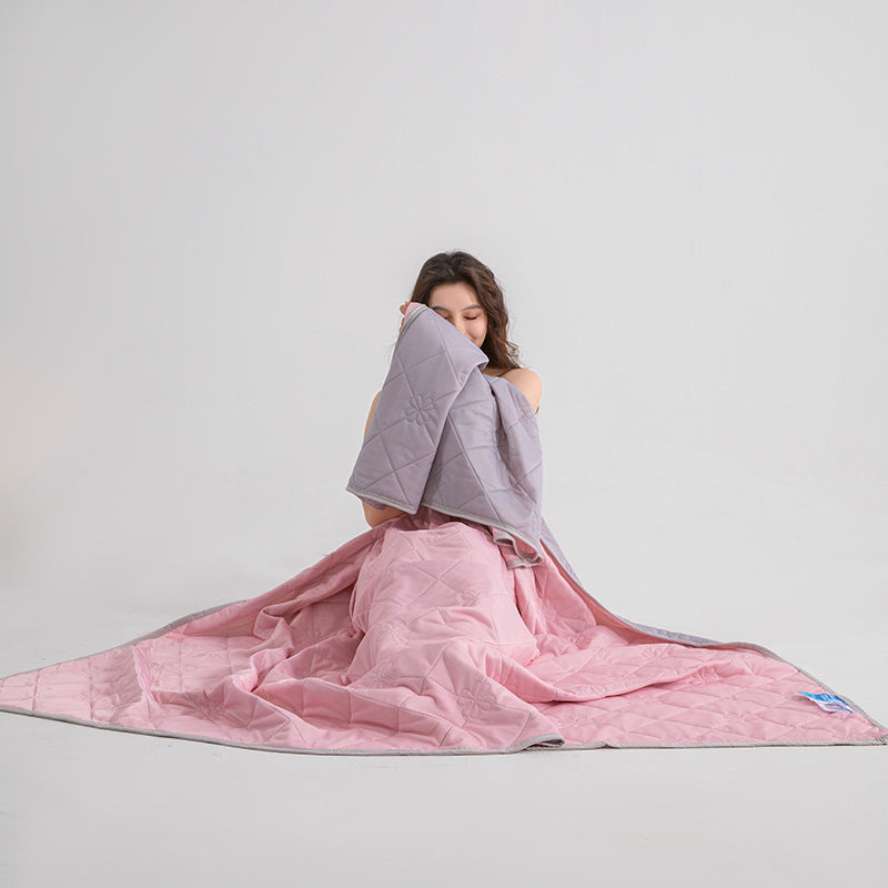 Cooling Silk Summer Quilt Lightweight
