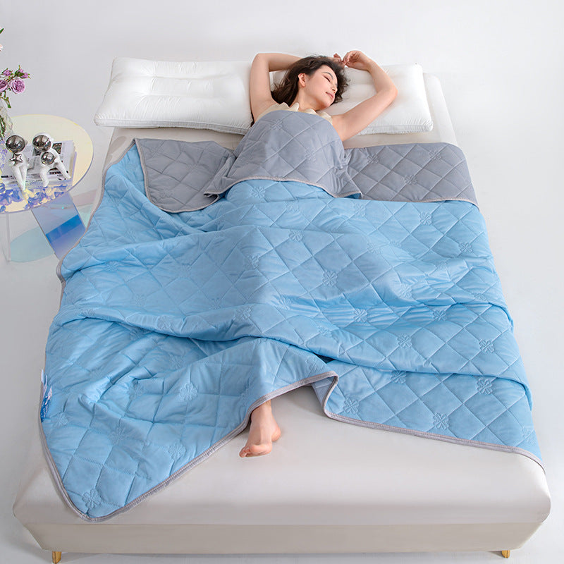 Cooling Silk Summer Quilt Lightweight